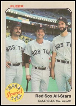 629 Red Sox All-Stars (Dennis Eckersley, Carl Yastrzemski, Mark Clear)
